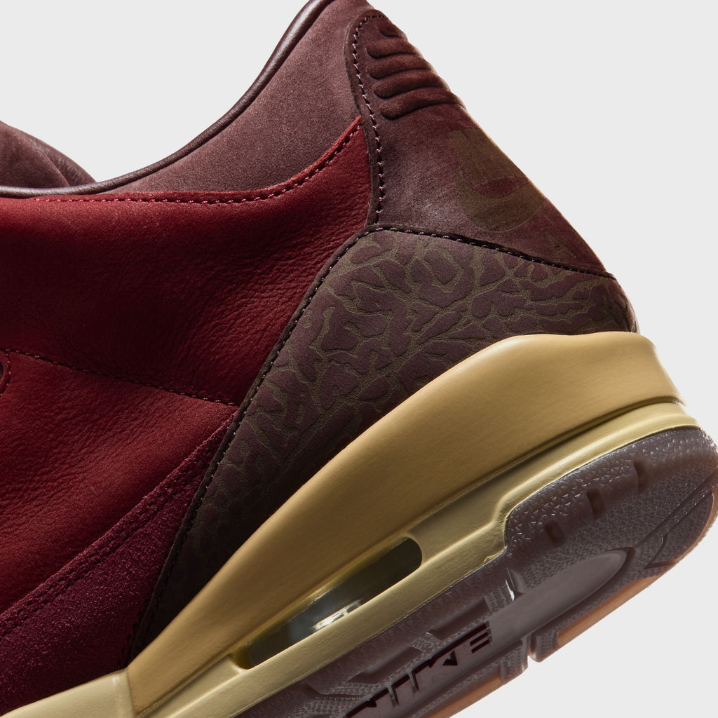 Jordan Air Jordan 3 Retro OG Premium - Team Red / Burgundy Crush