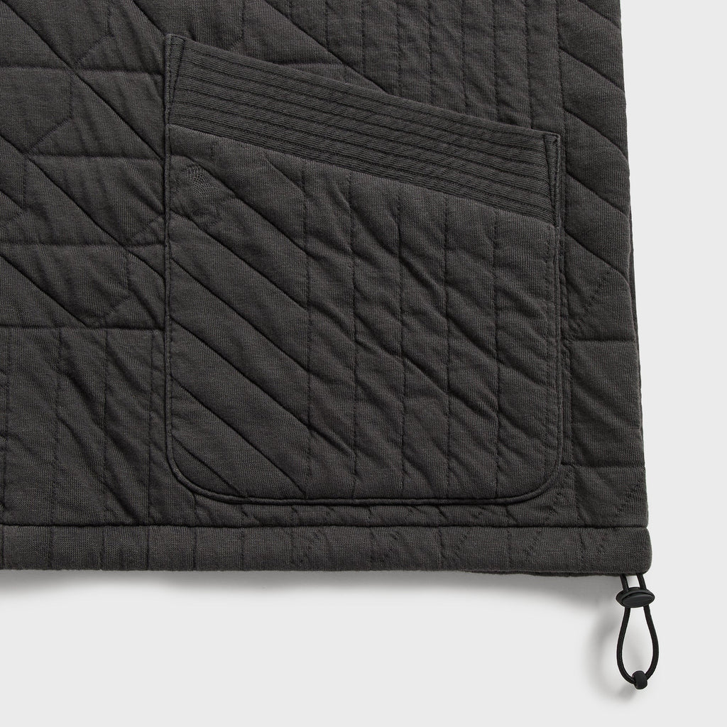 Kith Quilted Interlock Denis Pullover - Carbon