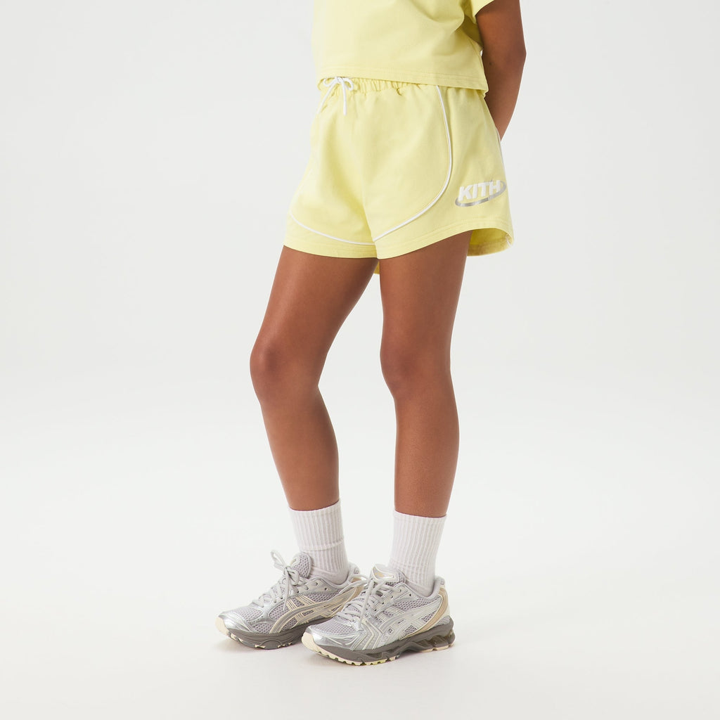 Kith Kids Malia Seamed Short - Yellow Haze