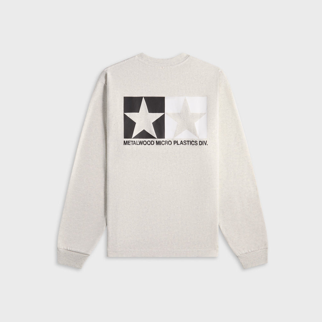 Metalwood Microplastics Long Sleeve Tee - Heather Grey