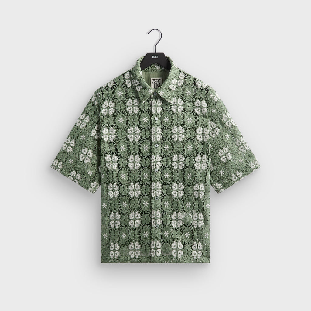&Kin Retro Floral Lace Harvey Shirt - Cavan