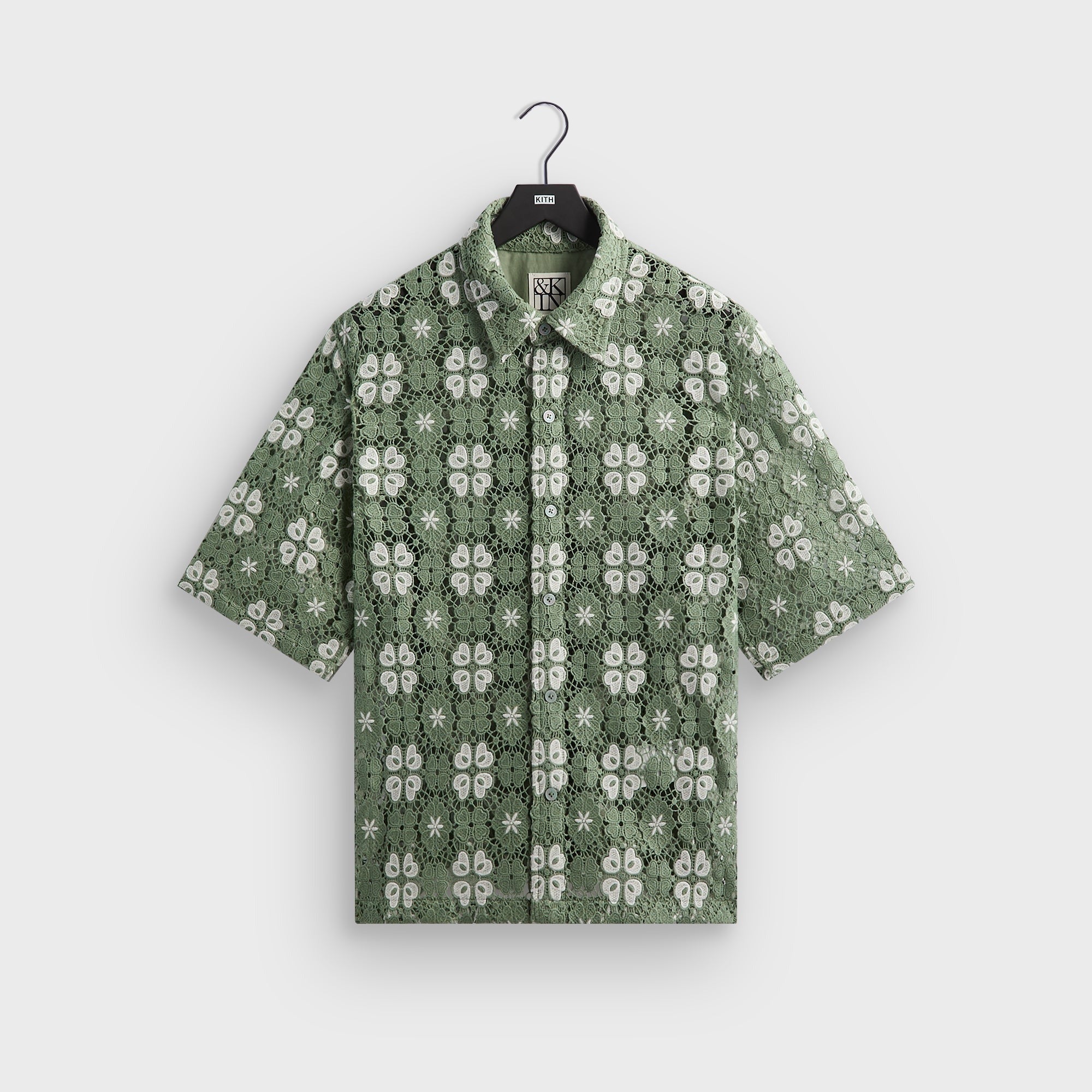&Kin Retro Floral Lace Harvey Shirt - Cavan