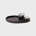 Houseplant Marble Ashtray Set by Seth - Black