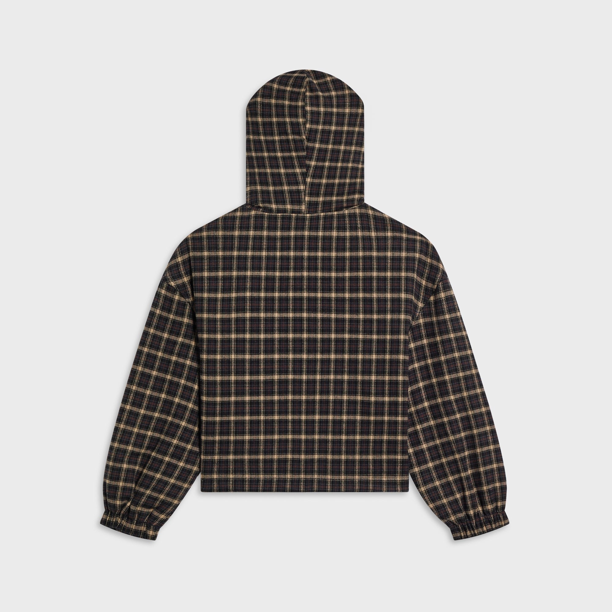 Kith Kids Micro Plaid Snap Harrison Hoodie - Chest - PH