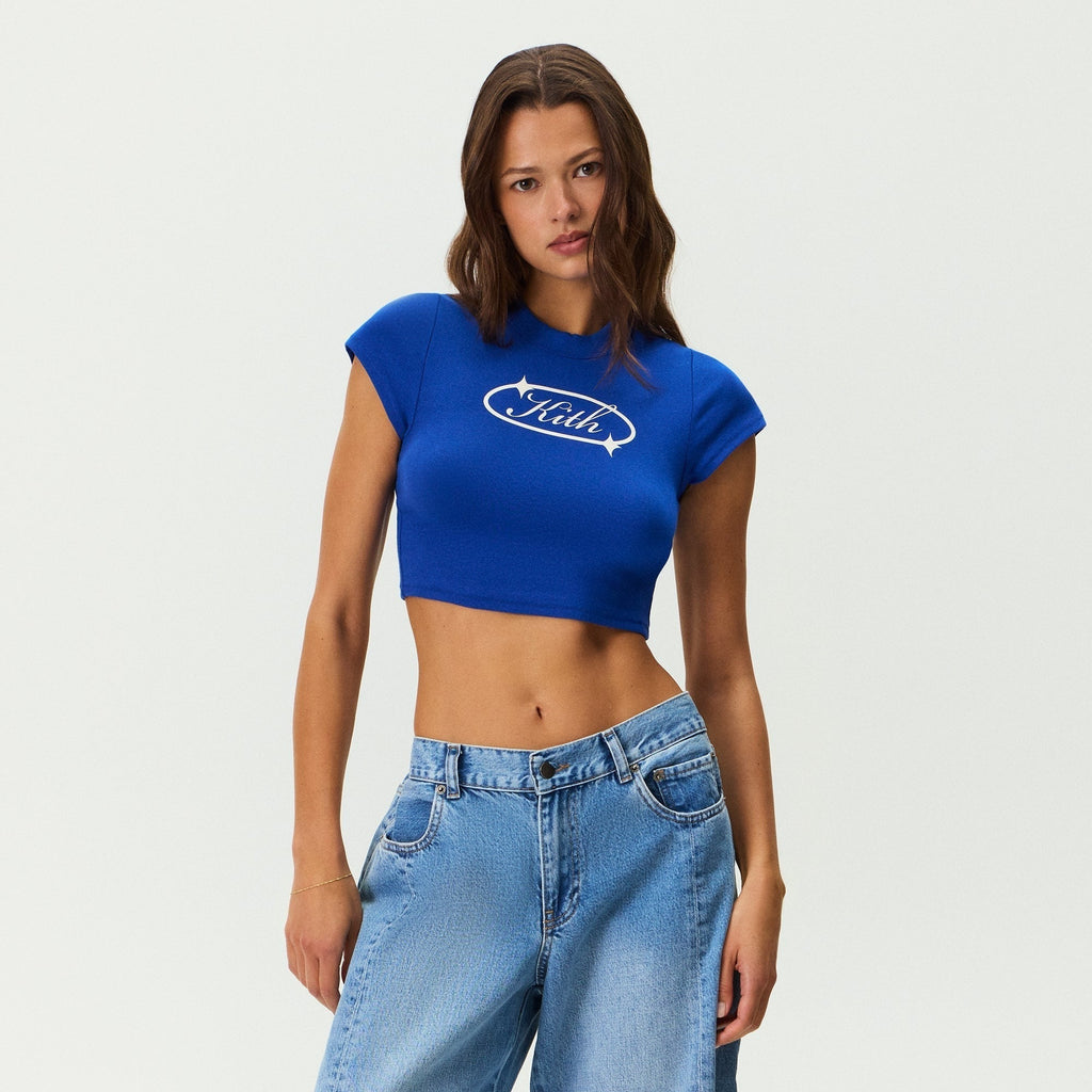 Kith Women Corvin Kith Gleam Cap Sleeve Tee - Cyclone
