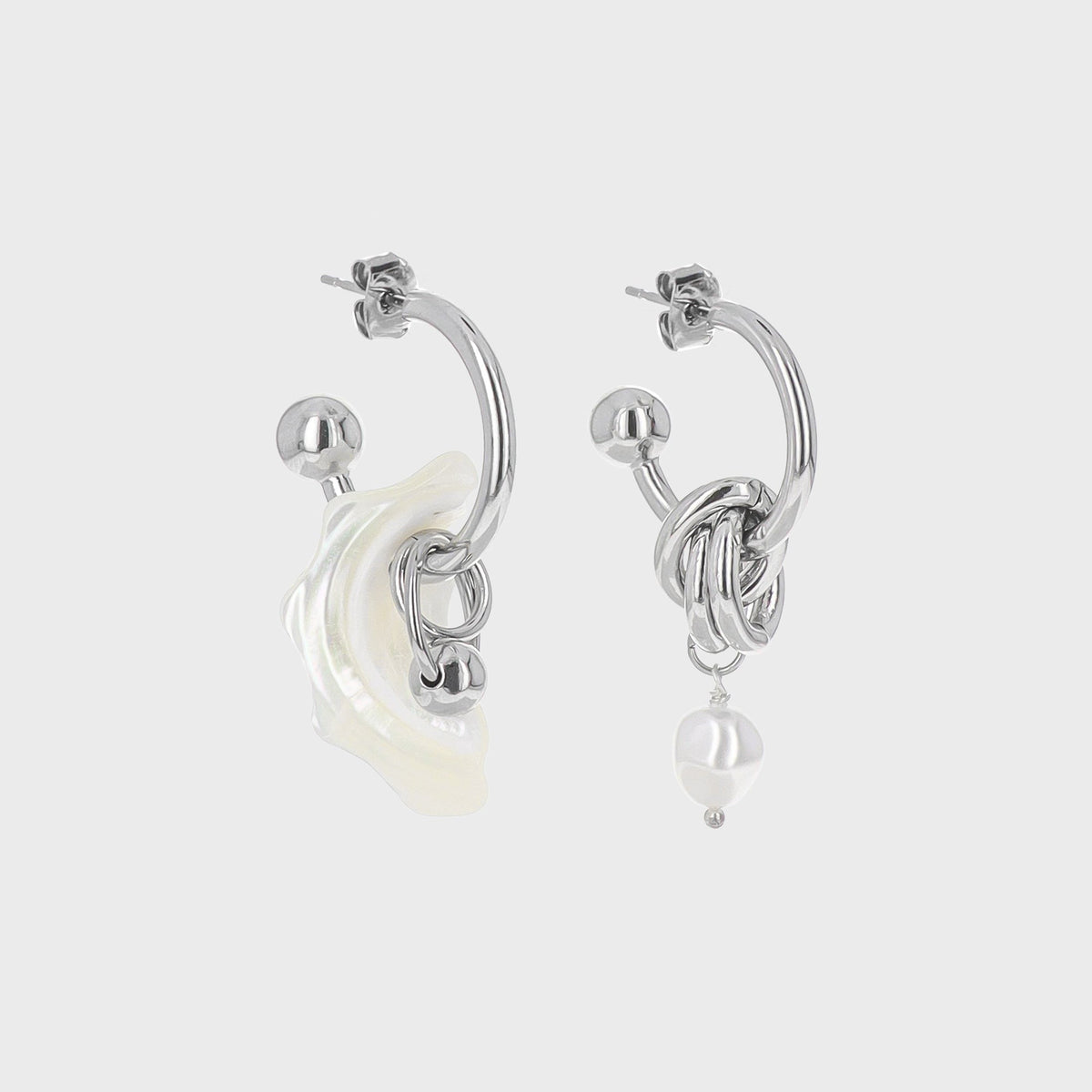 Justine Clenquet Tyler Earrings - Silver