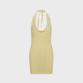 Frankies Bikinis Moon Cloud Knit Mini Dress - Buttercream
