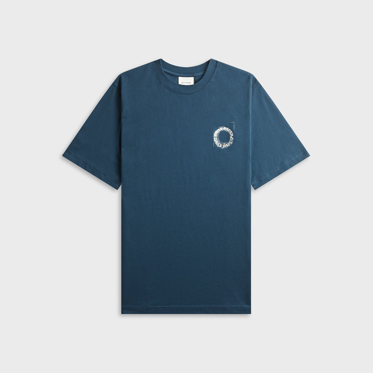 Daily Paper Orbit Drift Short Sleeve Tee - Blue Wing Teal
