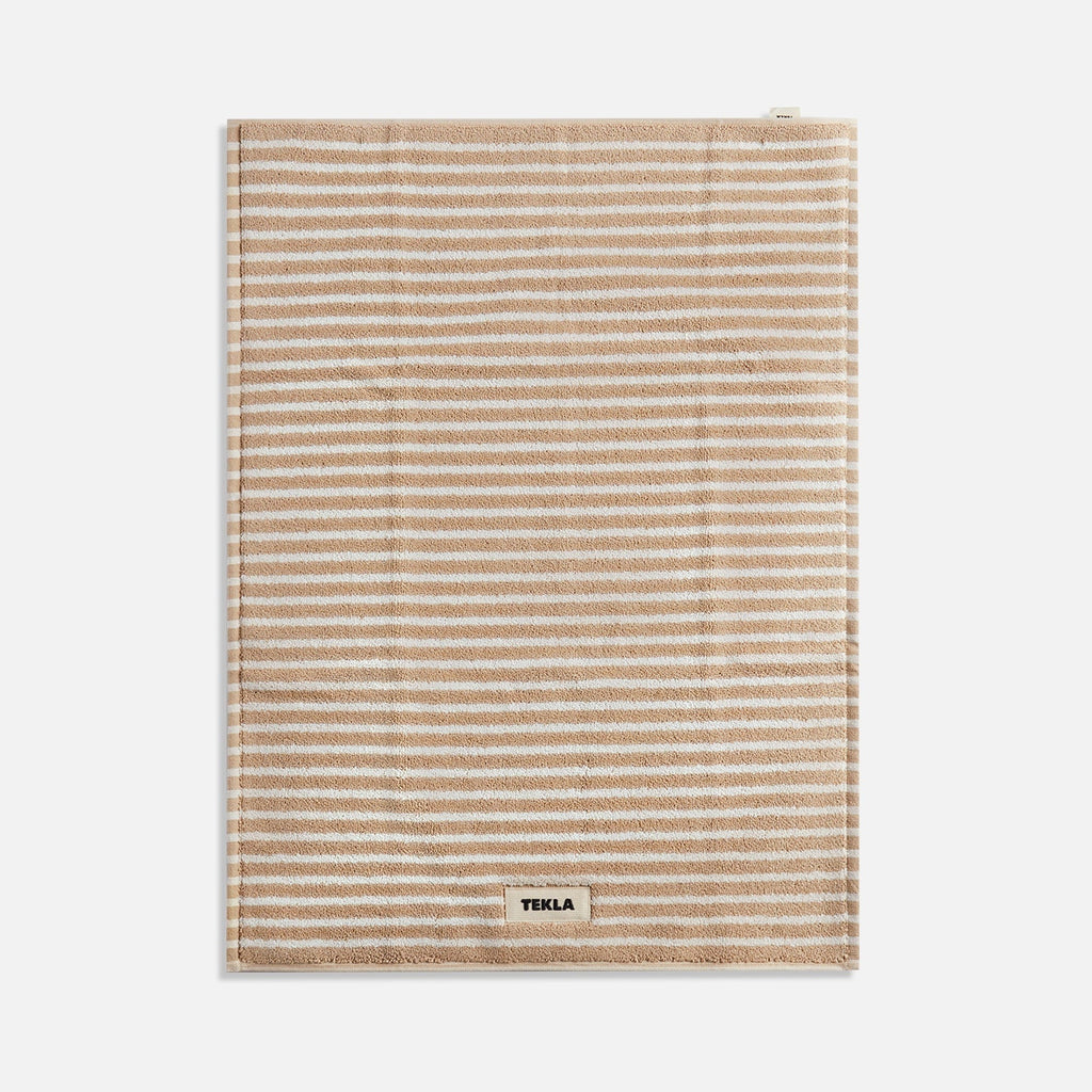 Tekla Bath Mat - Ivory Stripes