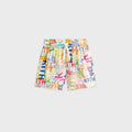 Kith Kids Thompson Camp Sketched Monogram Short - Silk