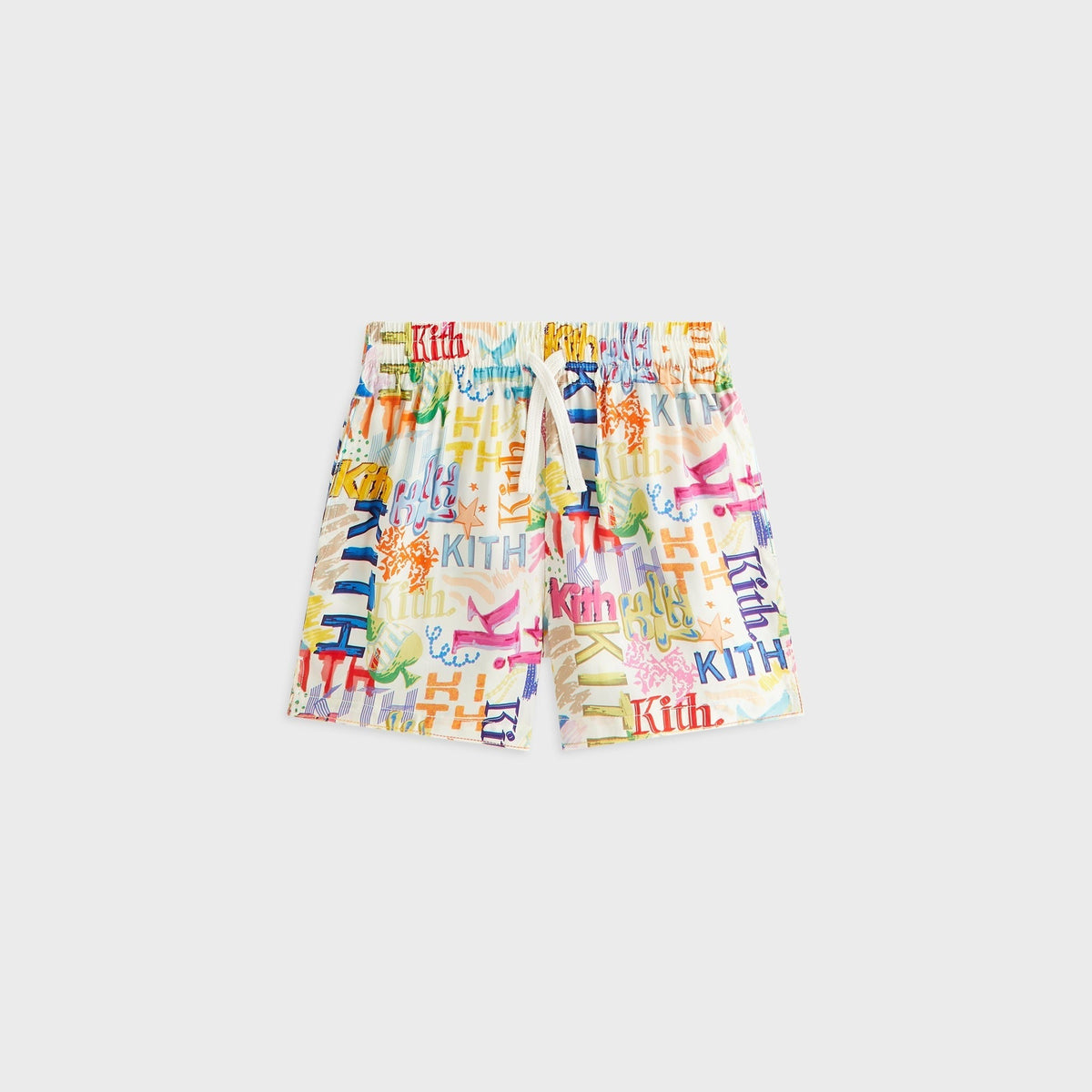 Kith Kids Thompson Camp Sketched Monogram Short - Silk