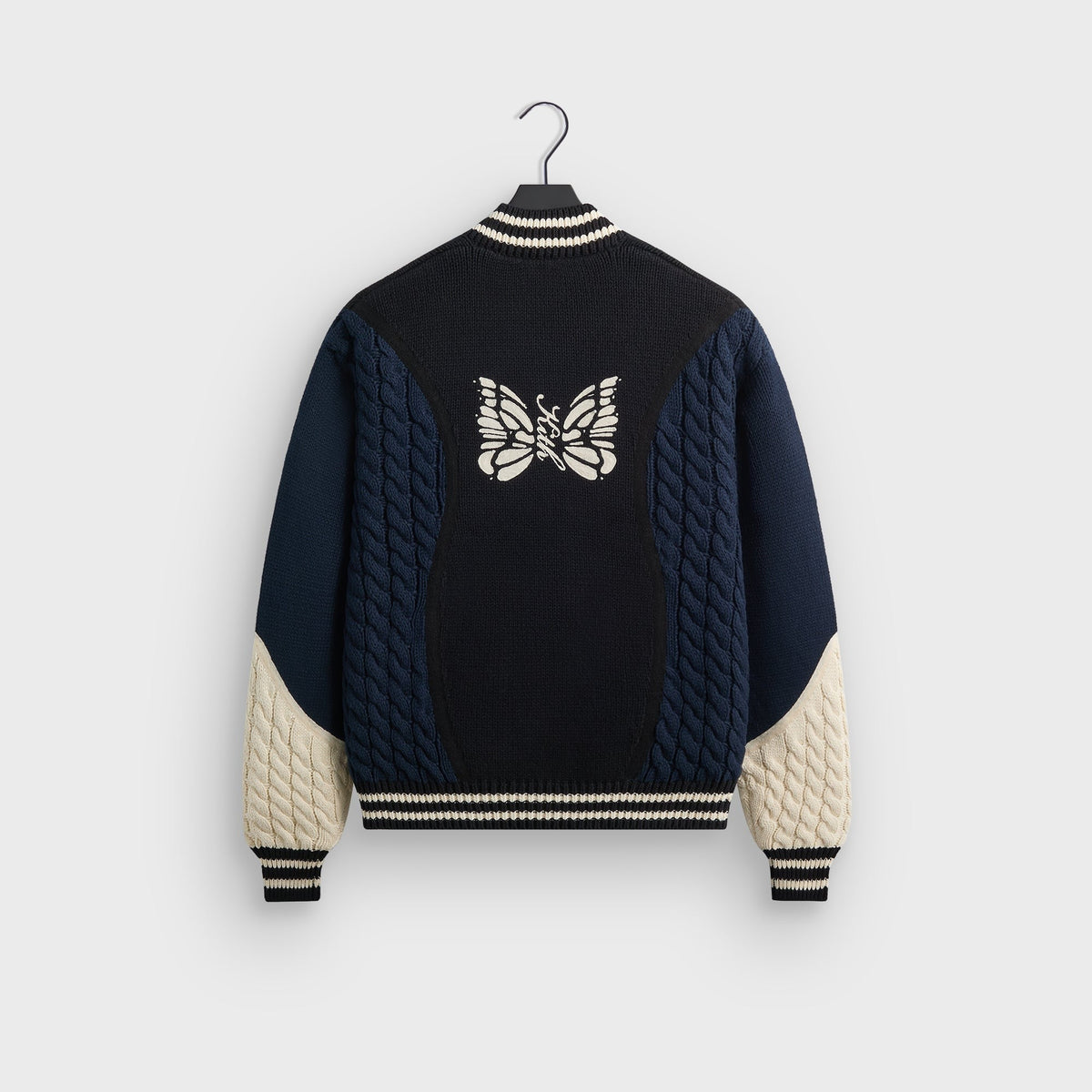 Kith for Needles Wyona Full Zip Sweater - Black