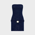 Asta Resort Gisele Mini Dress - Navy Sequin