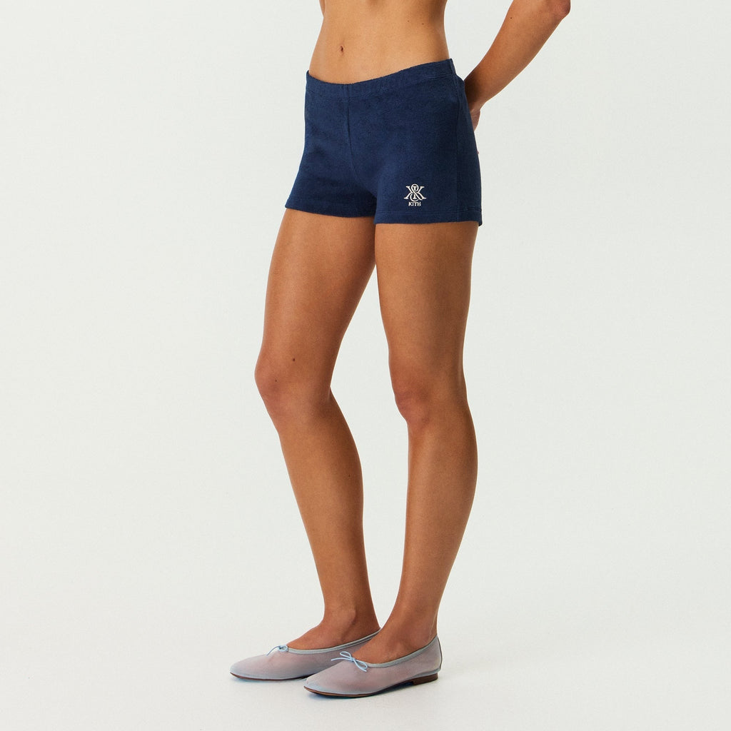 Kith Women Zoya Towel Terry Shorty - Nocturnal
