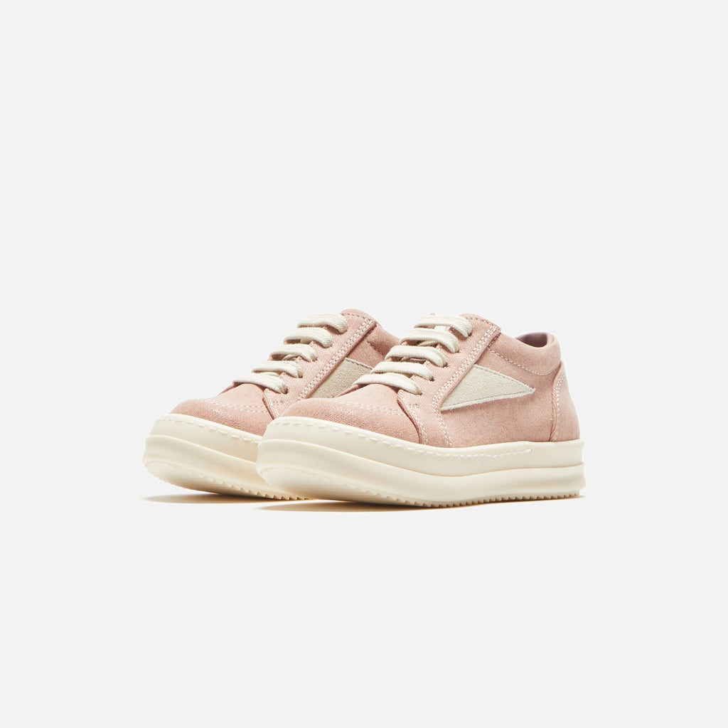Rick Owens Baby Vintage Sneakers - Dark Pink / Milk / Milk / Scarpe in Denim