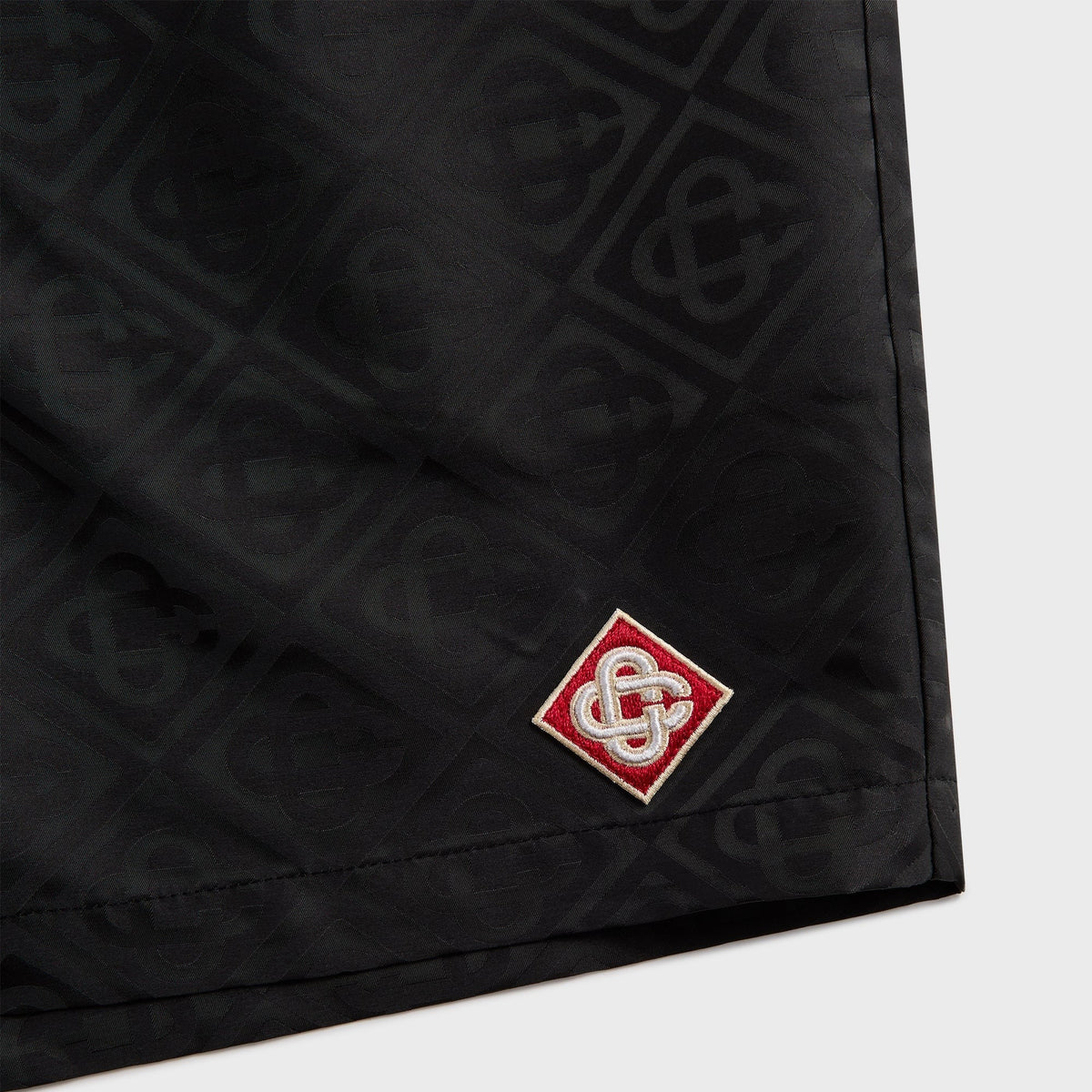 Casablanca Monogram Jacquard Swim Shorts - Black