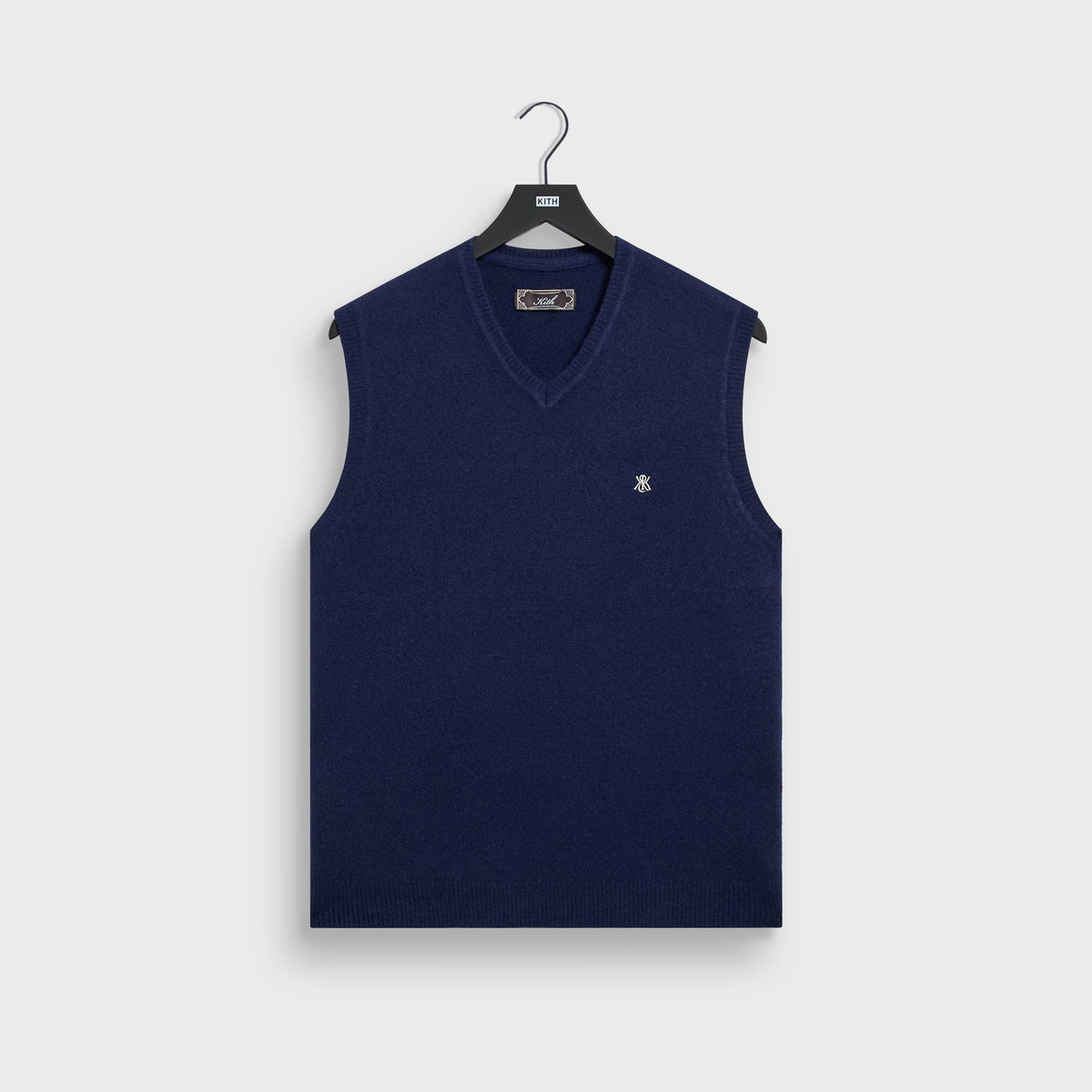 Kith Boucle Heath V-Neck Sweater Vest - Nocturnal