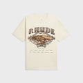 Rhude Dakar Convoy Tee - Vintage White / Brown