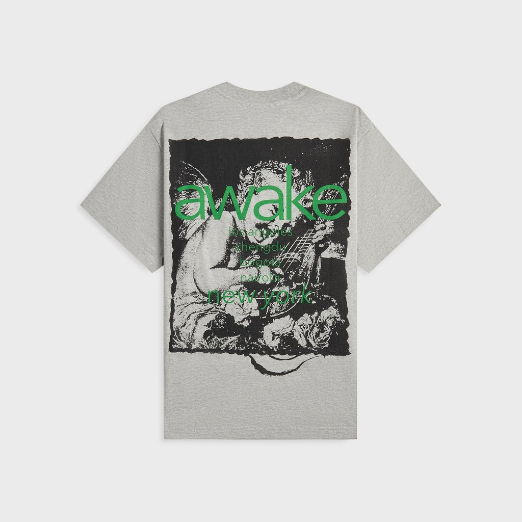 Awake NY Cherub Cities Tee - Heather Grey