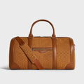 Kith Monogram Suede Traveler K55 Duffle Bag - Argil
