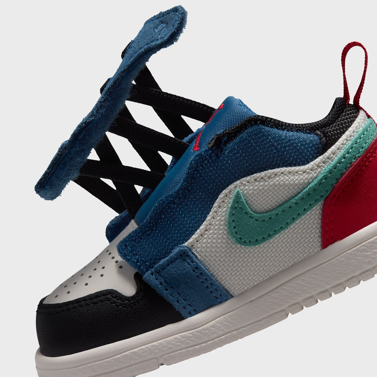 Jordan TD Jordan 1 Low Alt SE - True Blue / University Red / Kinetic Green / Black
