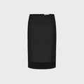 St. Agni Silk Glass Bead Skirt - Black