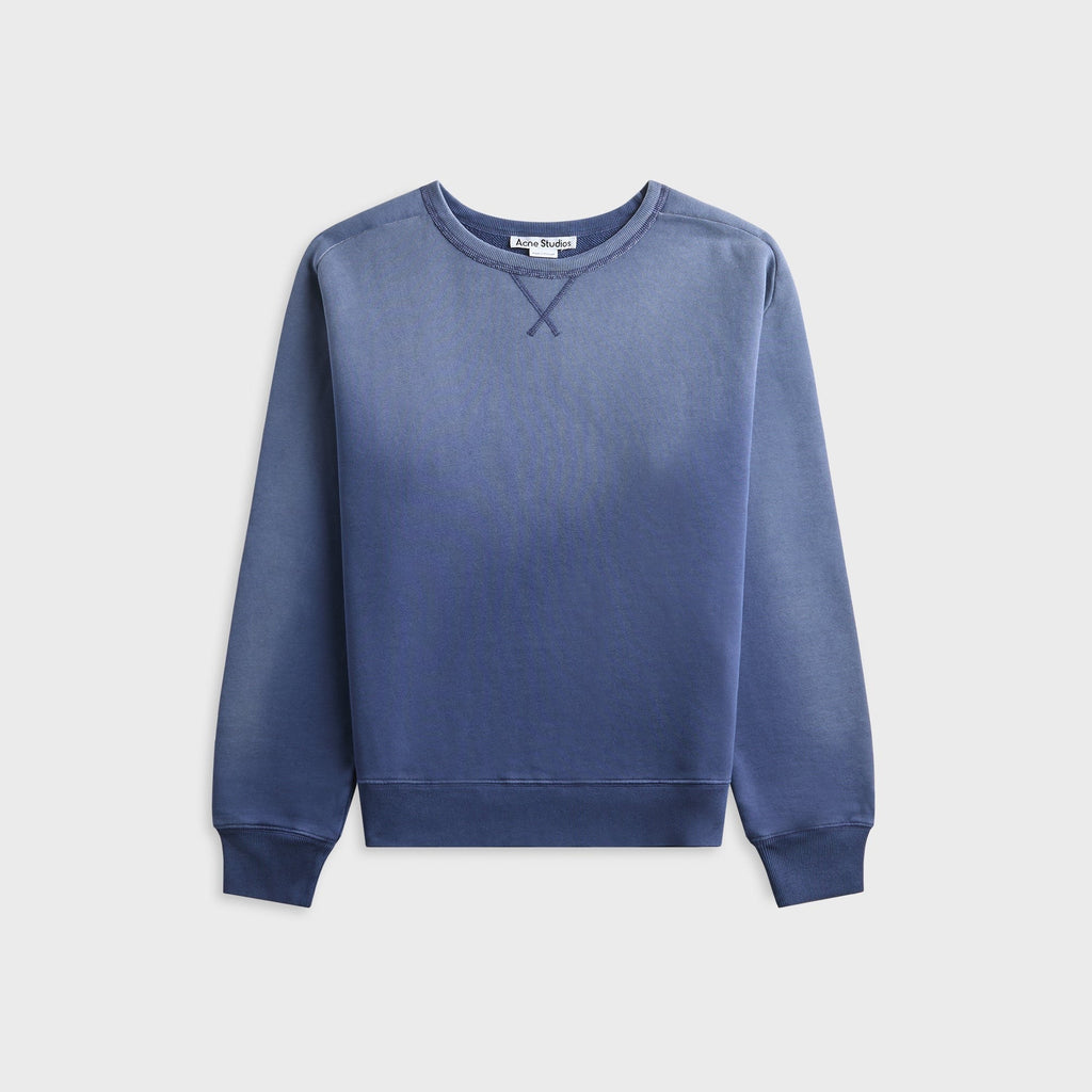 Acne Studios Sprayed Logo Sweatshirt - Navy