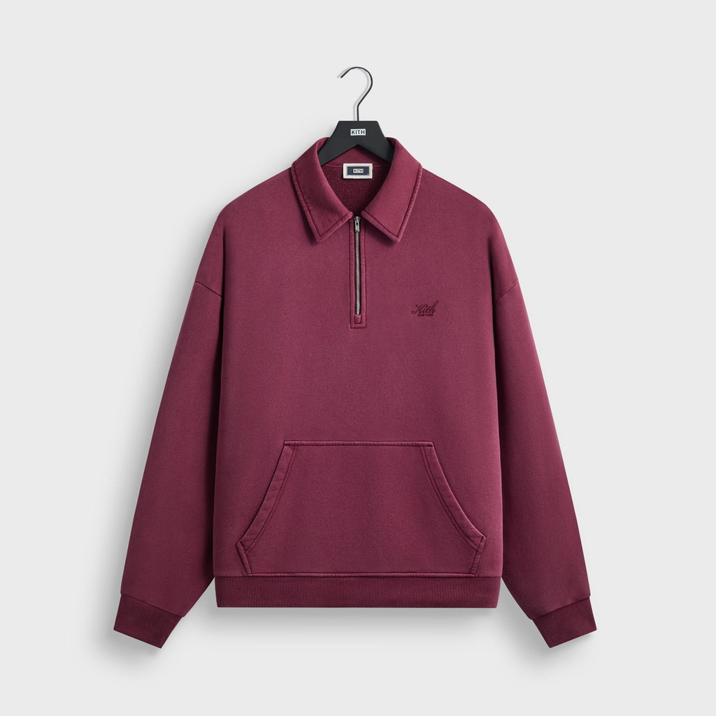 Kith Quarter Zip Popover Sweatshirt - Essence