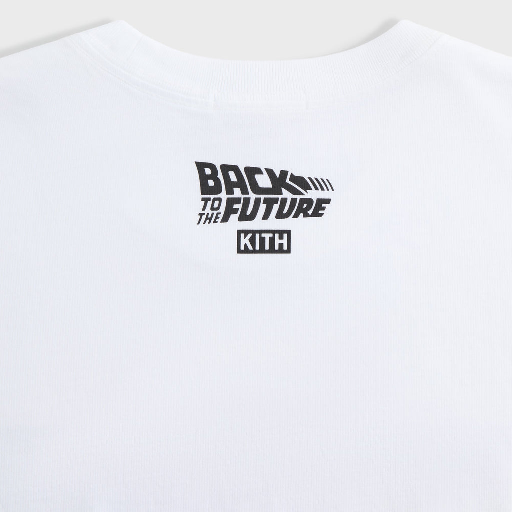 Kith for Back to the Future II Movie Poster Vintage Tee - White