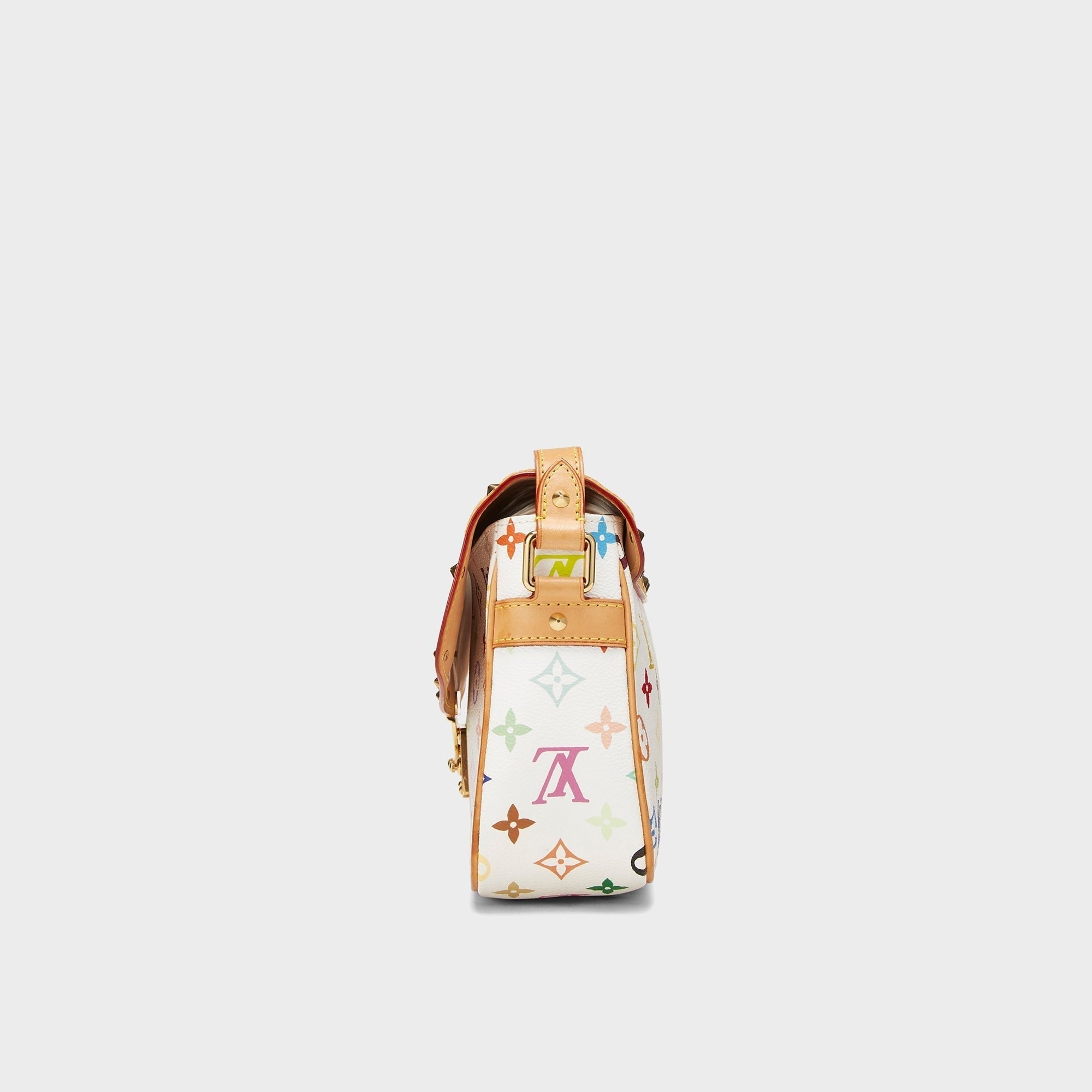WGACA Louis Vuitton x Takashi Murakami White Monogram Multicolore Sologne - Multi