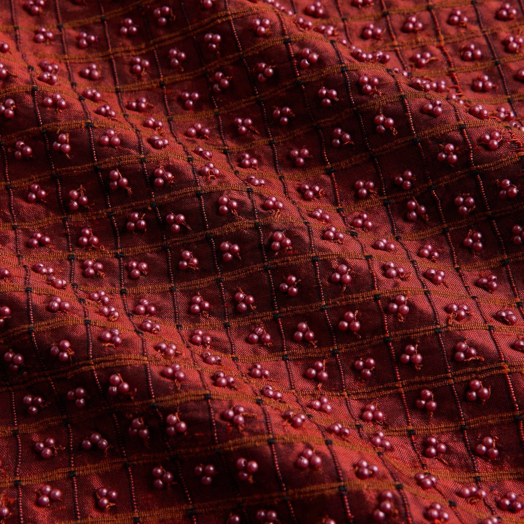 Tae Park Embellished Napkin Top - Red / Orange