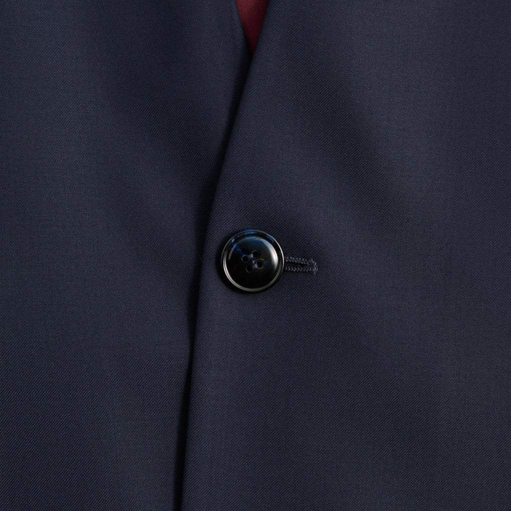 Giorgio Armani &Kin Cropped Collarless Jacket - Blue / Navy