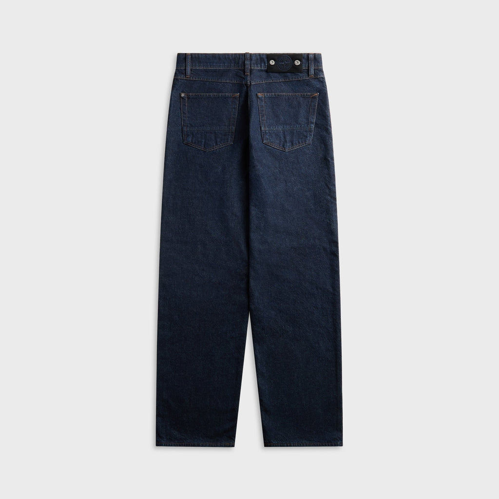 Stone Island Indigo Denim-Rinsed Loose-fit Jean - Blue Rinse