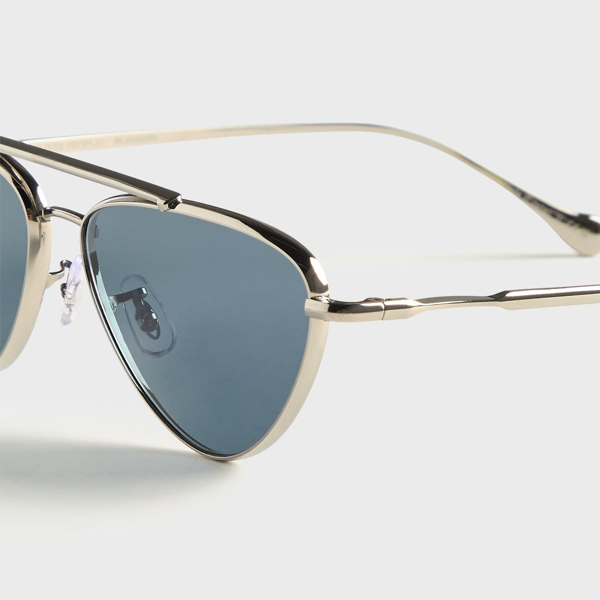 Oliver Peoples x Jil Sander 56 Edition 1 Sunglasses - Silver / Blue