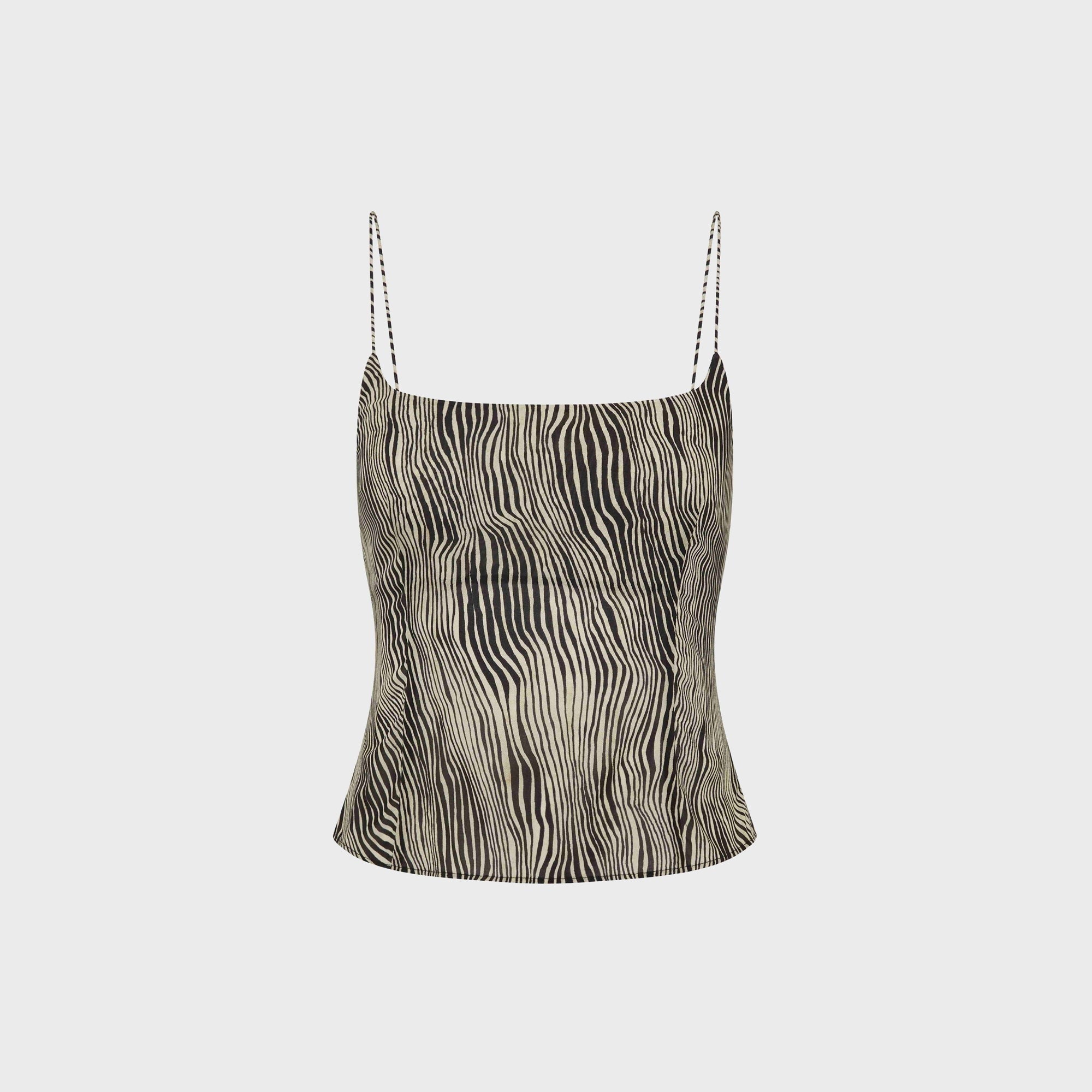 St. Agni Savannah Silk Cami Top - Sand