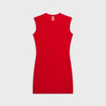 Norma Kamali Sleeveless Mini Dress - Tiger Red