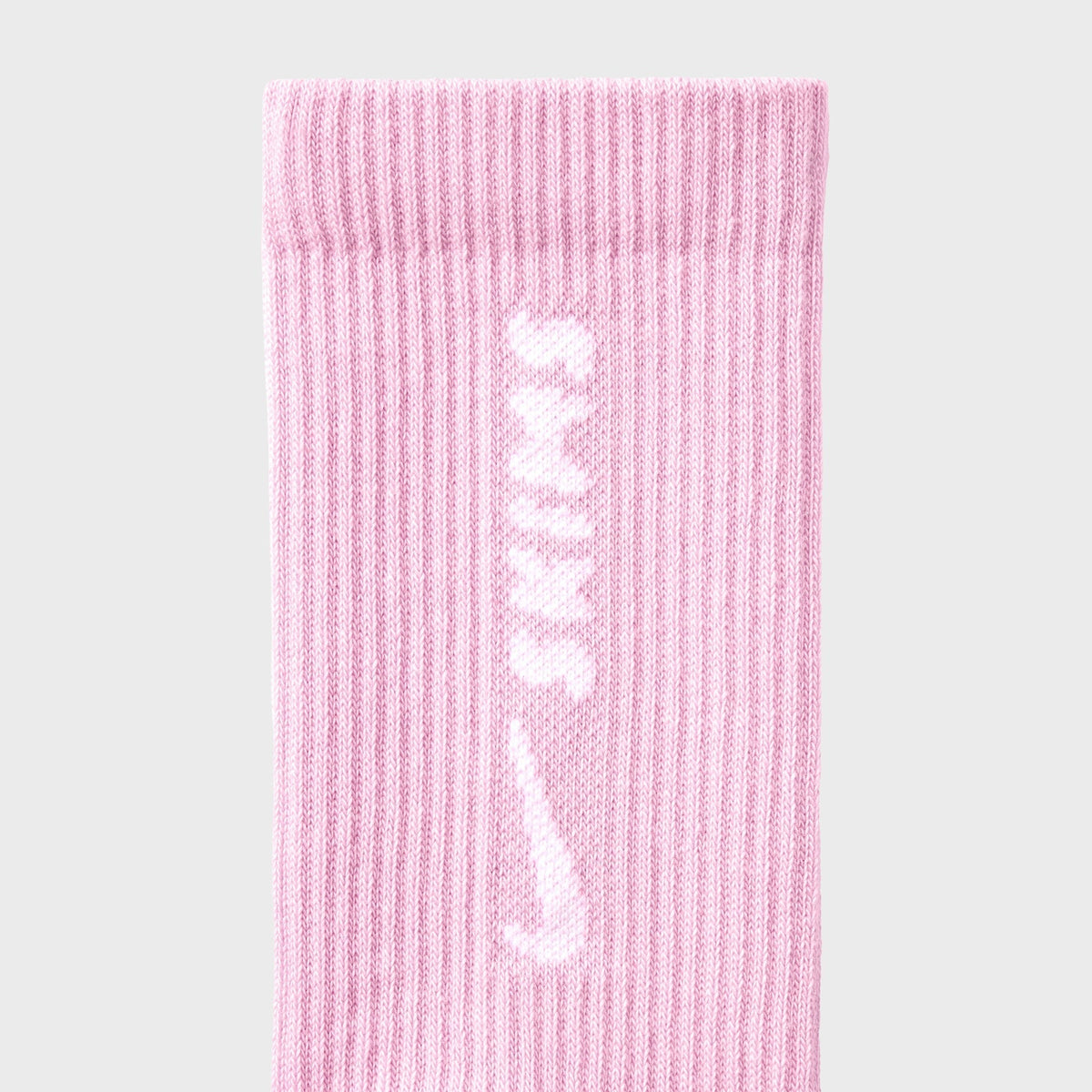 NikeSKIMS 3-Pack Dri-FIT Crew Socks - Bubblegum / Snow / Heather Grey