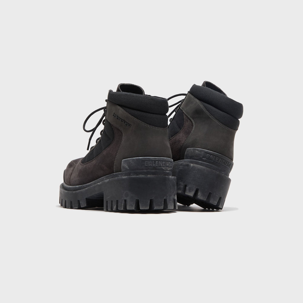 Balenciaga Combat Strike Low Boot - Brown / Black