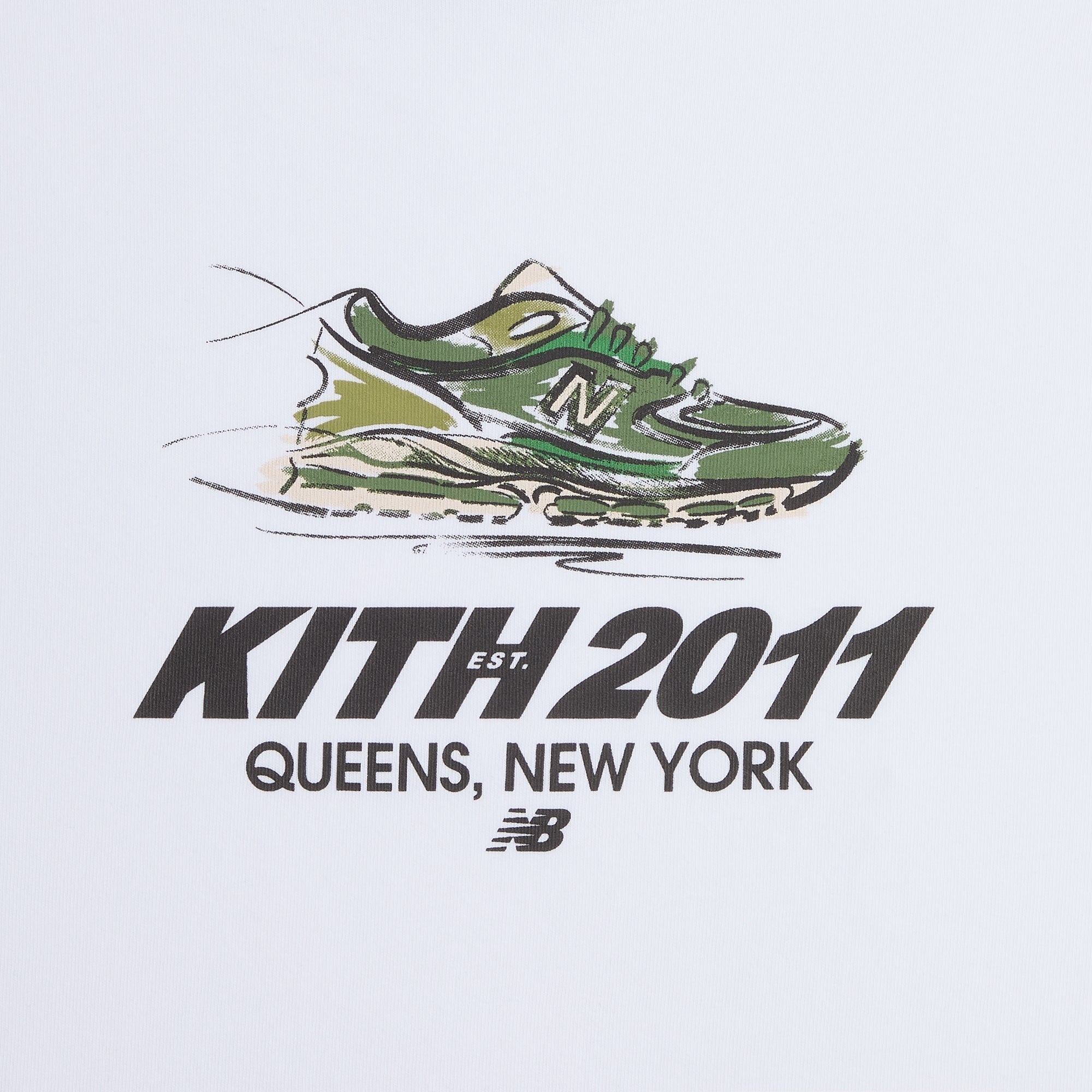 Kith & New Balance 2011 Sketch Jones Tee - White