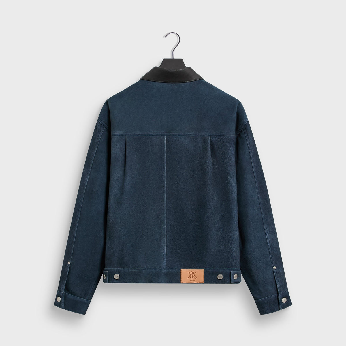 Kith Suede Alonzo Jacket - Blue Heron