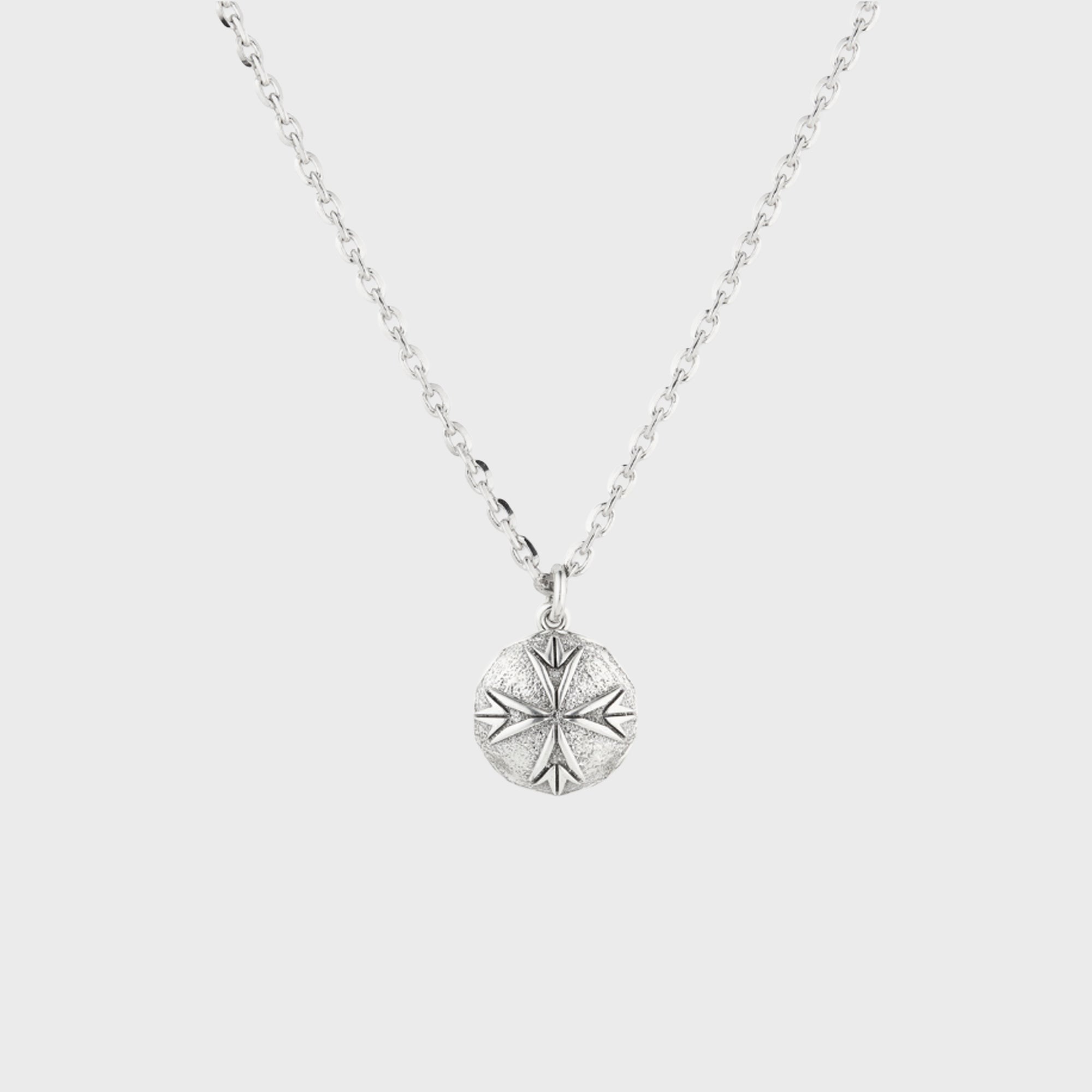 Emanuele Bicocchi Logo Scudo Necklace - Silver