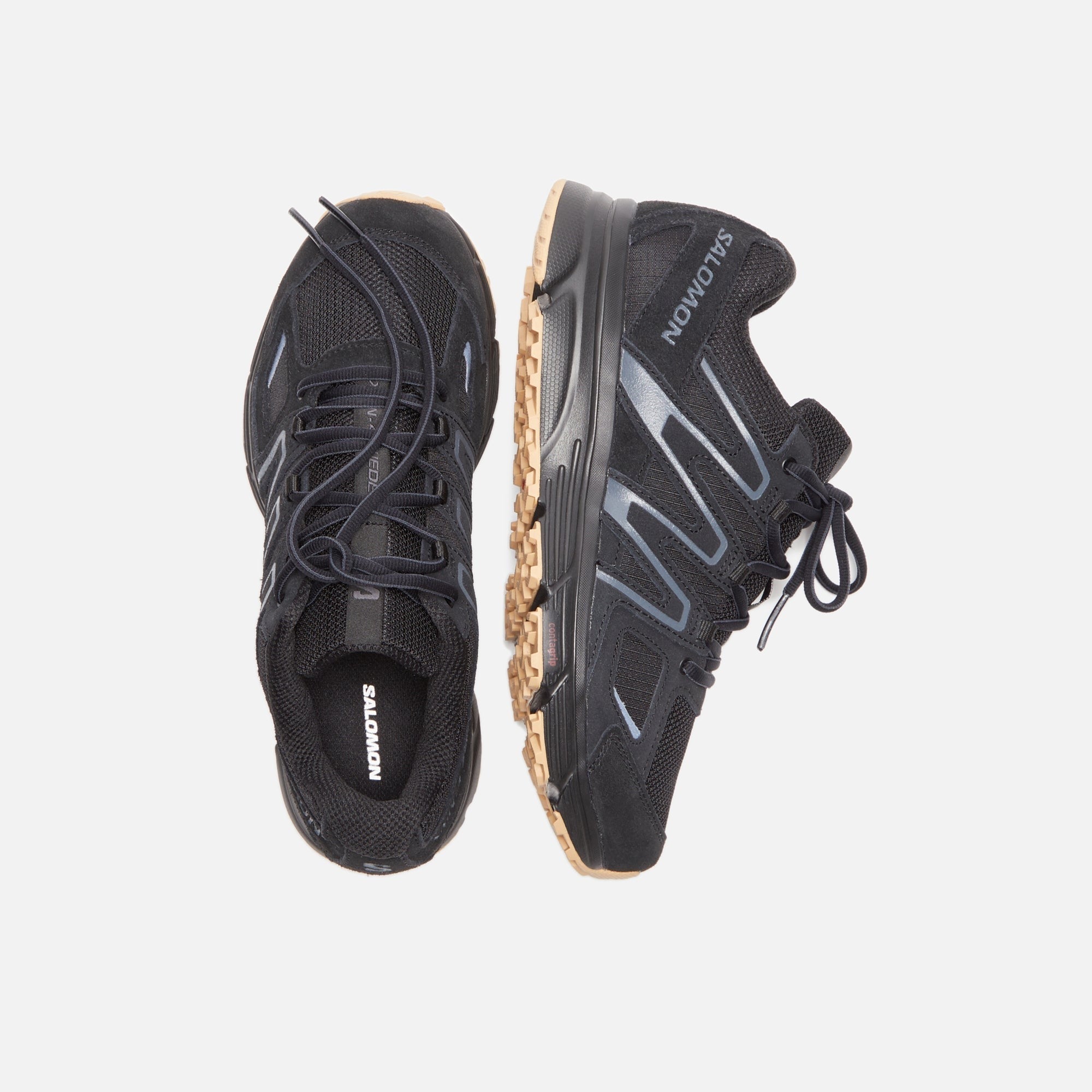 Salomon X-Mission 4 Suede - Black / Ebony / Gum