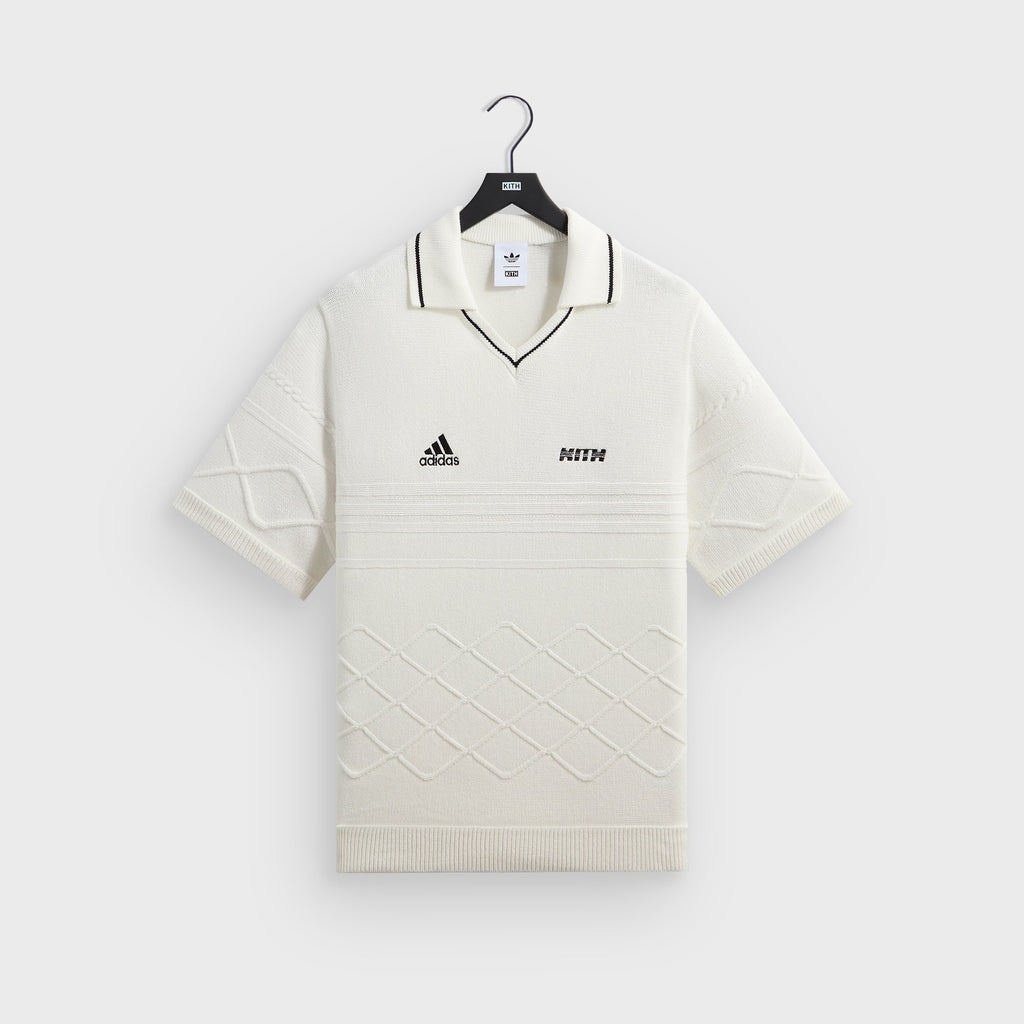 Kith & Messi for adidas Football Knit Polo - White