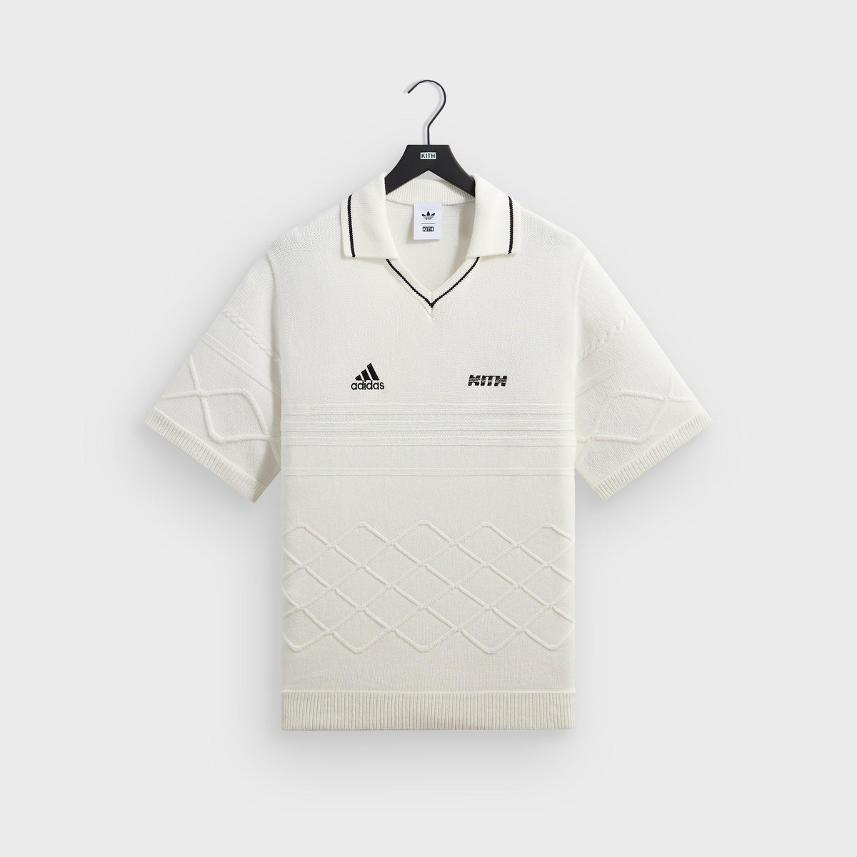 Kith & Messi for adidas Football Knit Polo - White