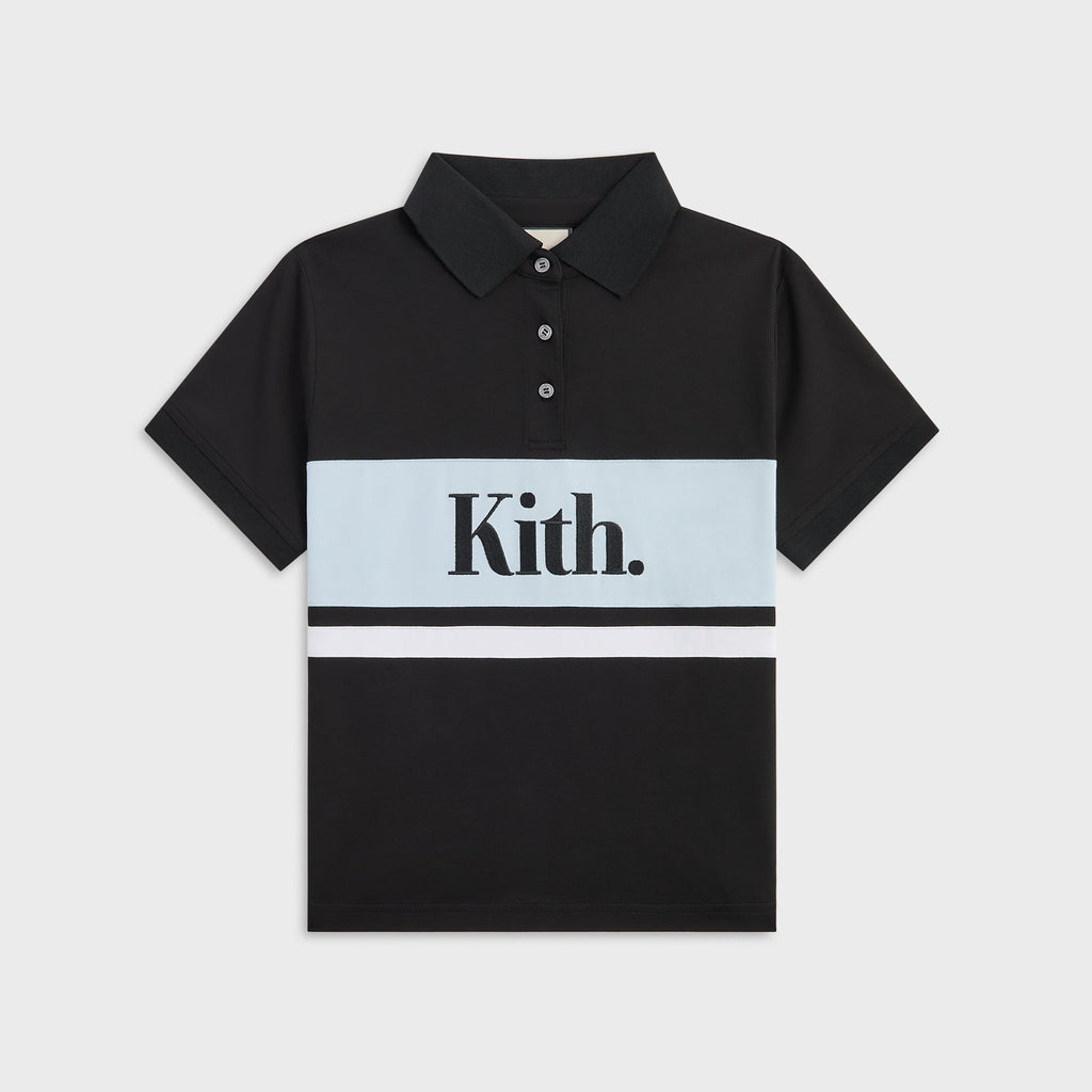 Kith Women Breda Paneled Polo - Black