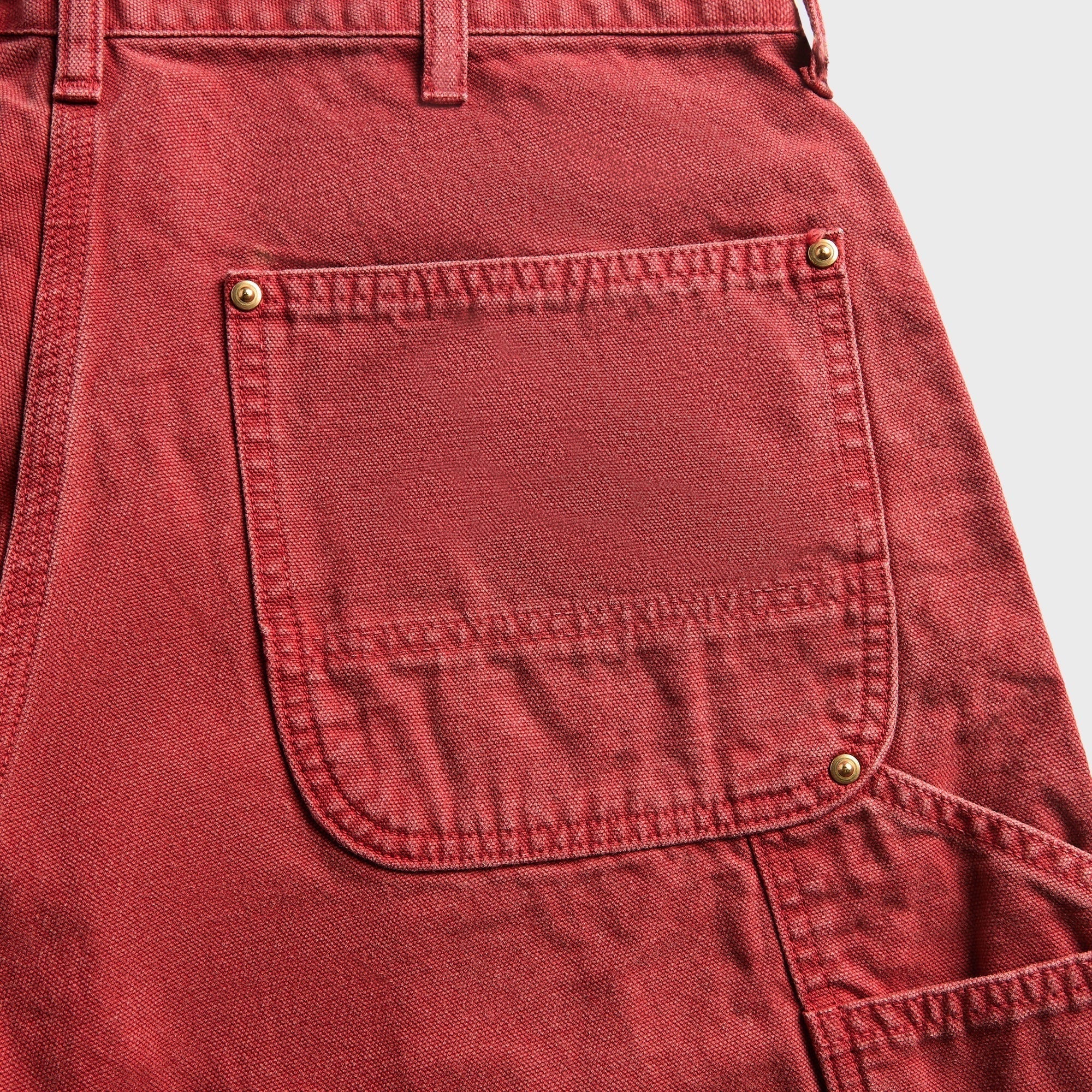 orSLOW Dad Fit Oxford Painter Pant - Red
