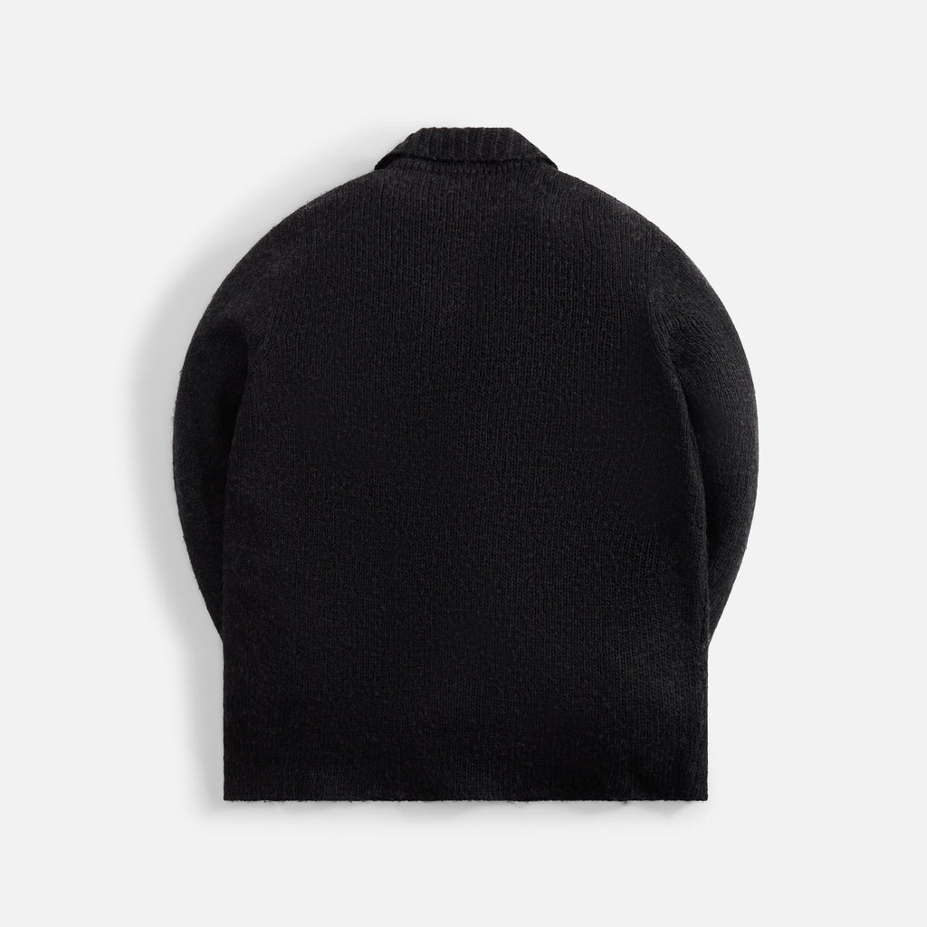 Our Legacy Big Cardigan - Shadow Black Funky Acrylic