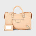 WGACA Balenciaga Agneau Classic Metallic Edge Mini City Bag - Pink