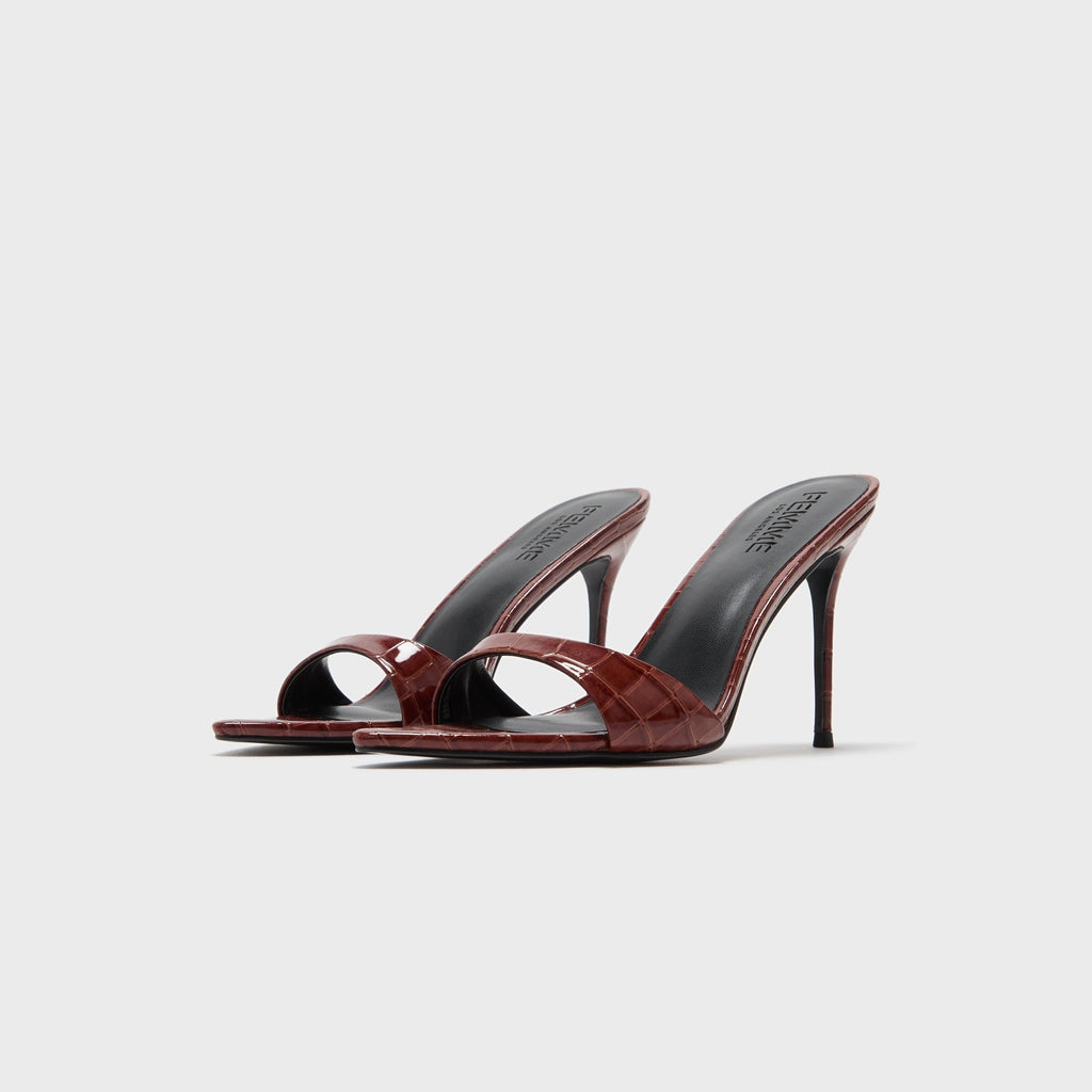 Femme LA Kaia 100 Slipper - Exotic Cognac