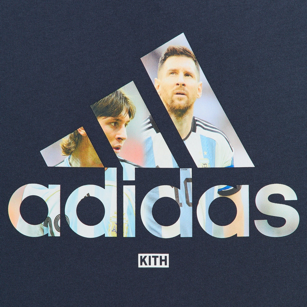 Kith & Messi for adidas Football Graphic Tee - Night Navy